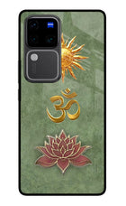 Om & Lotus Vivo V30 Pro 5G Glass Case