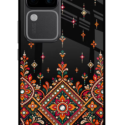 Noir Mehfil Vivo V30 Pro 5G Glass Case