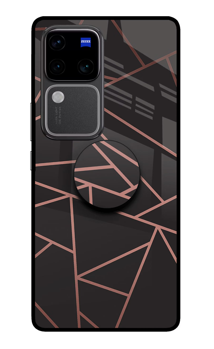 Geometric Pattern Vivo V30 Pro 5G Pop Case, Glass case