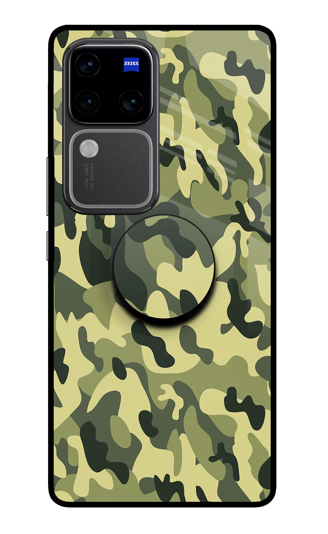 Camouflage Vivo V30 Pro 5G Pop Case by Casekaro