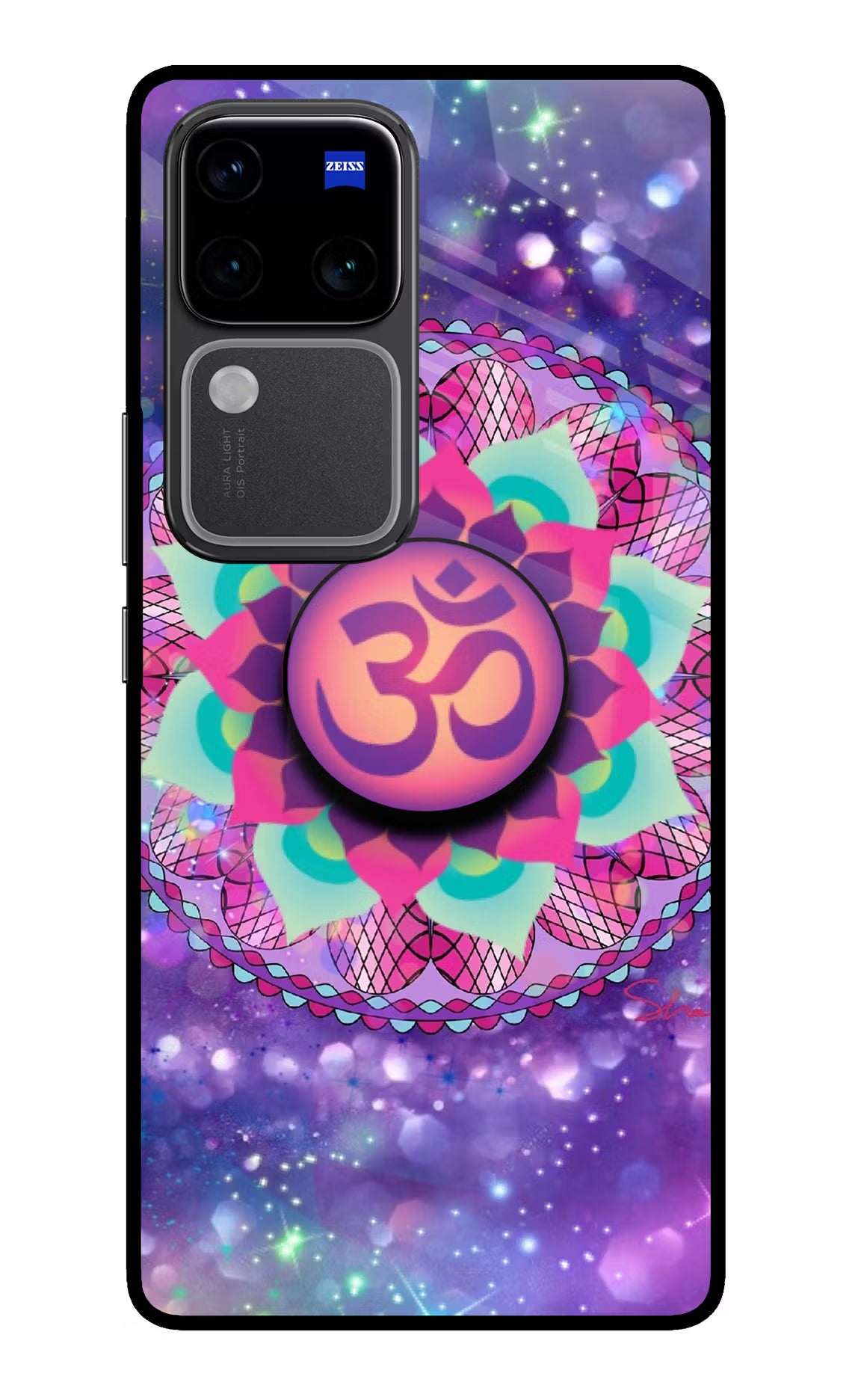 Om Purple Vivo V30 Pro 5G Pop Case by Casekaro