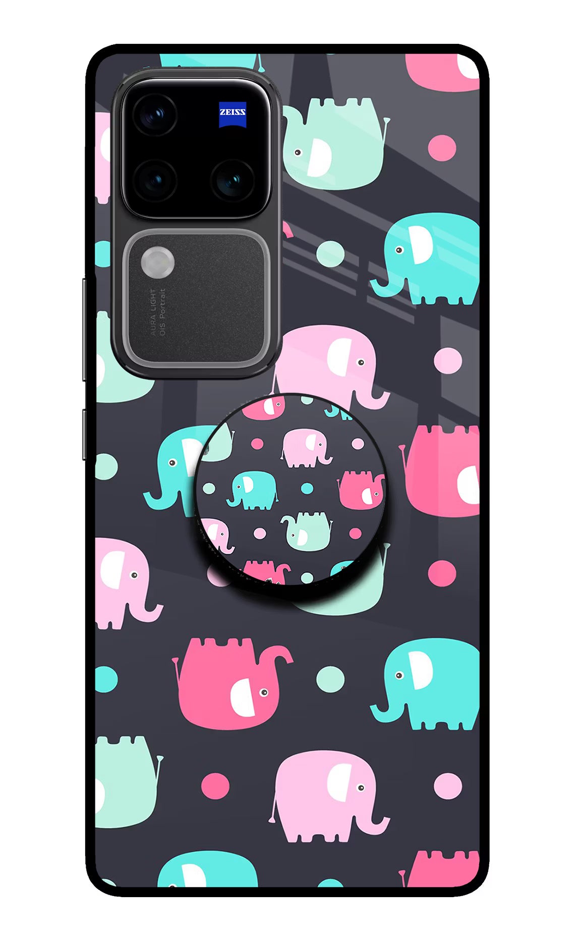 Baby Elephants Vivo V30 Pro 5G Pop Case by Casekaro