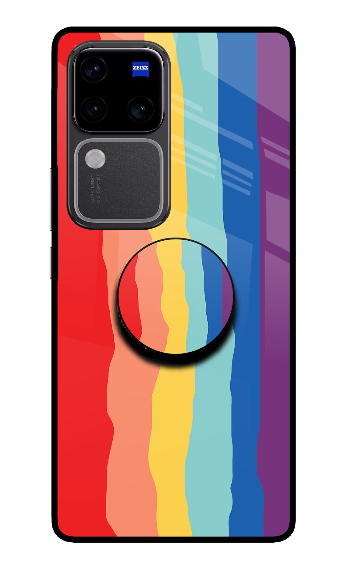 Rainbow Vivo V30 Pro 5G Pop Case by Casekaro