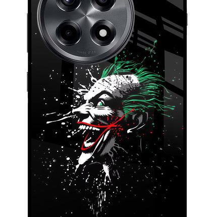 Joker OnePlus 12R Glass Case Back Cover by Casekaro