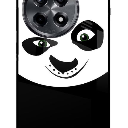 Panda OnePlus 12R Glass Case Back Cover by Casekaro