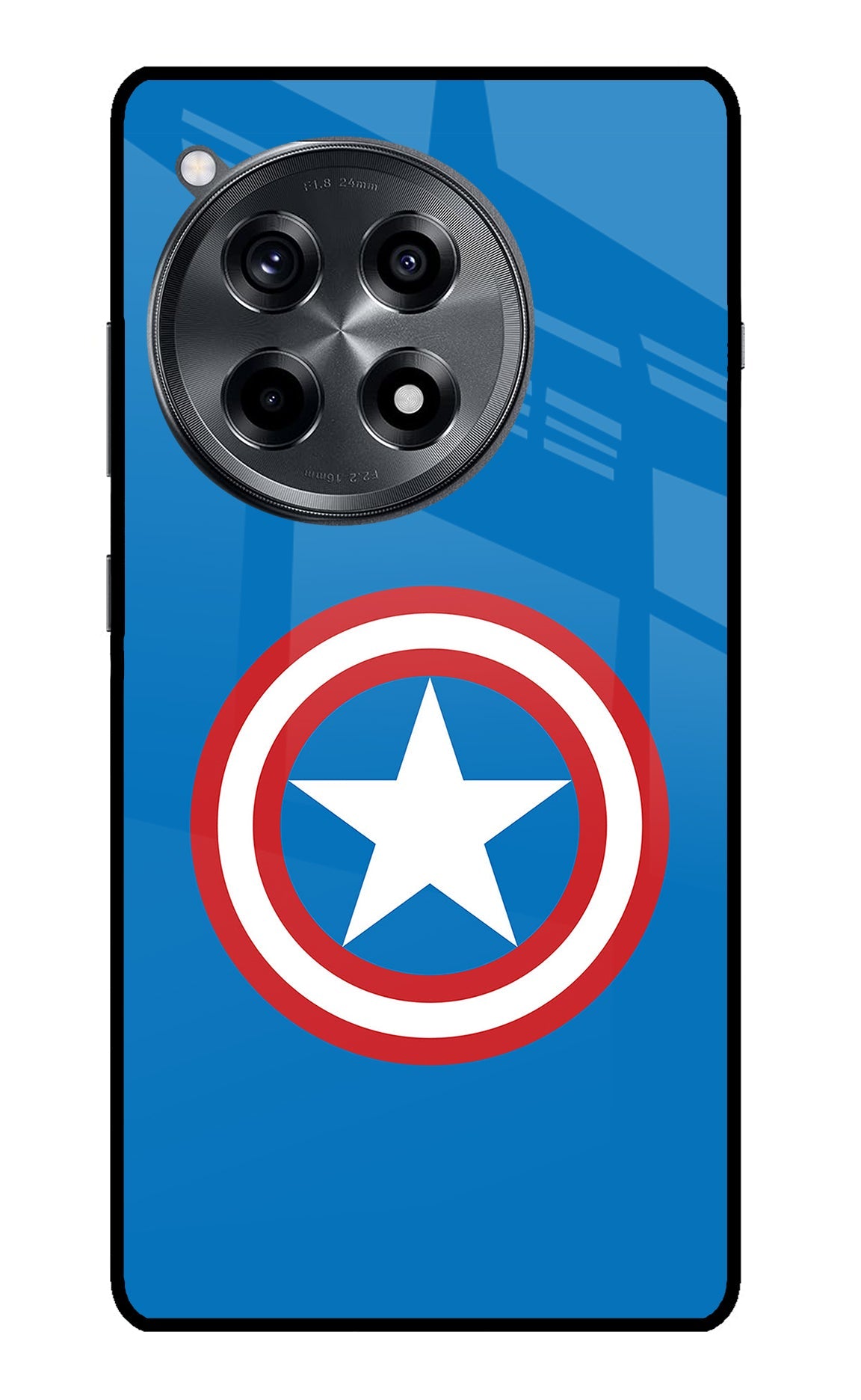 Captain America Logo OnePlus 12R Back Cover