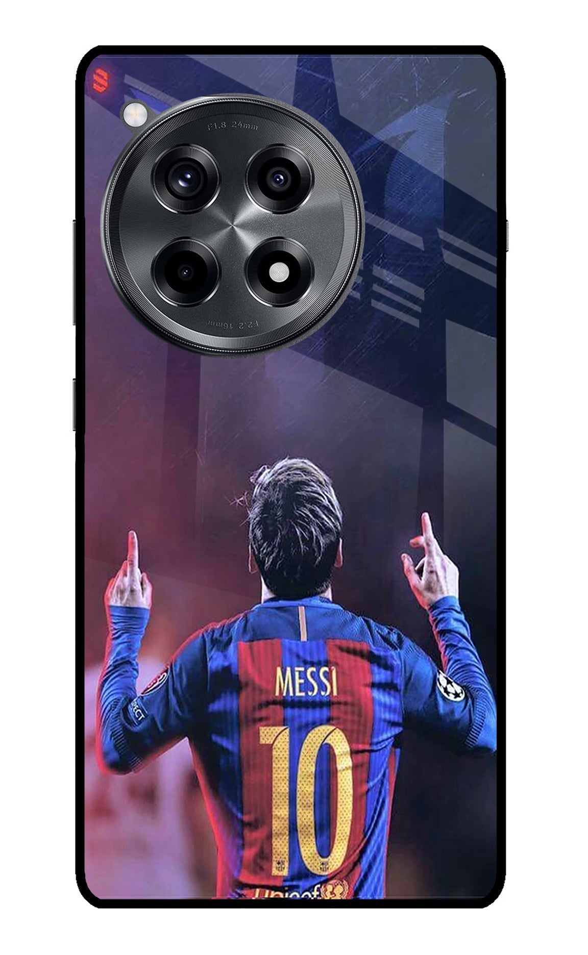 Messi OnePlus 12R Glass Case