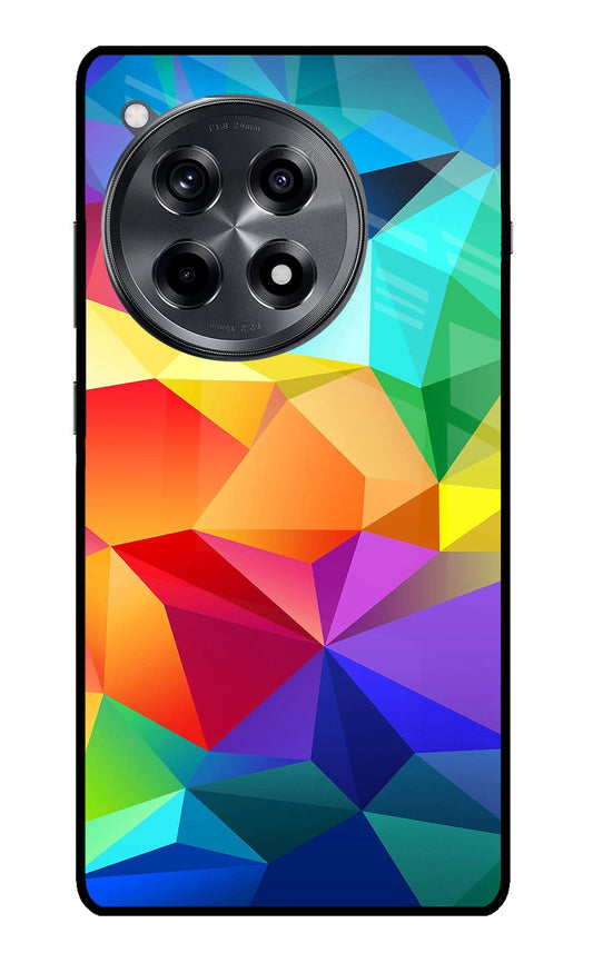 Abstract Pattern OnePlus 12R Glass Case