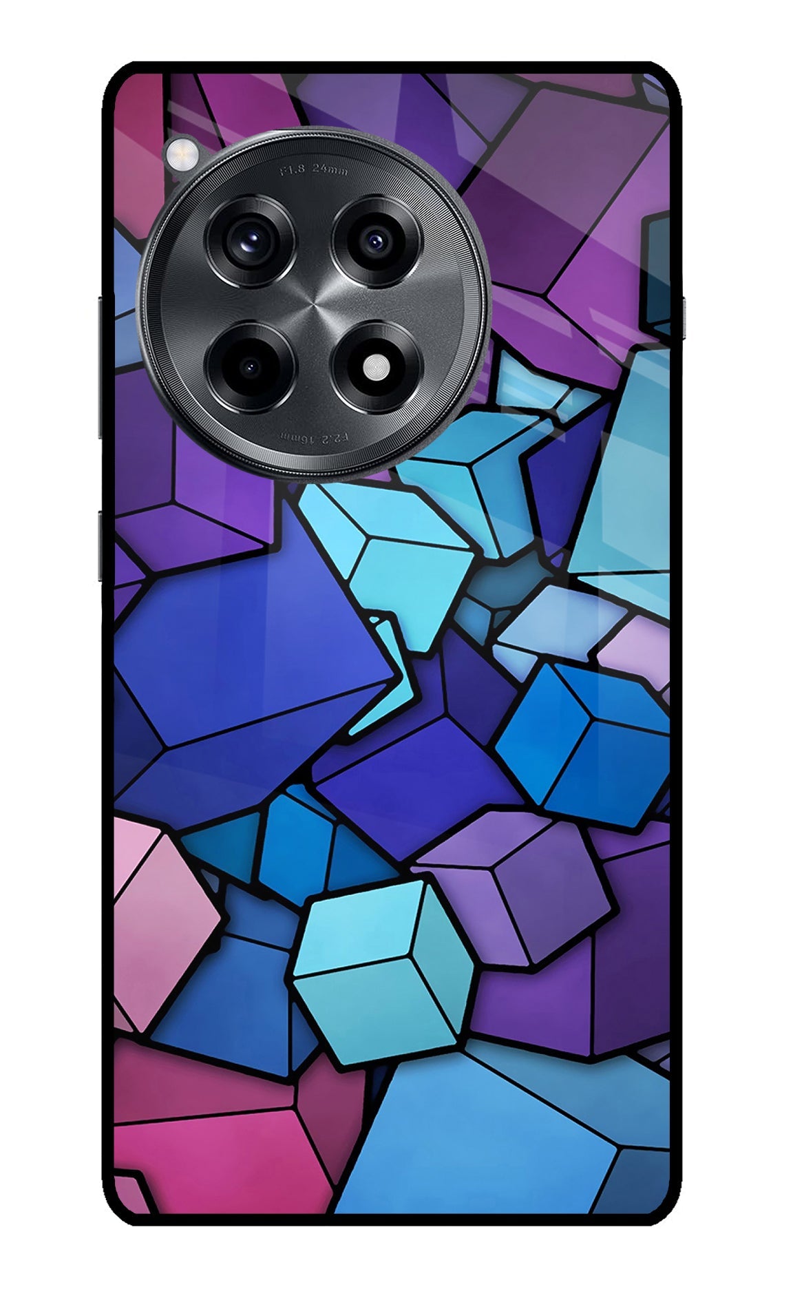 Cubic Abstract OnePlus 12R Back Cover