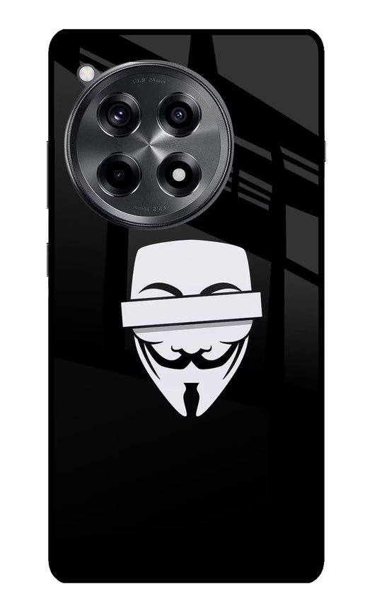 Anonymous Face OnePlus 12R Glass Case