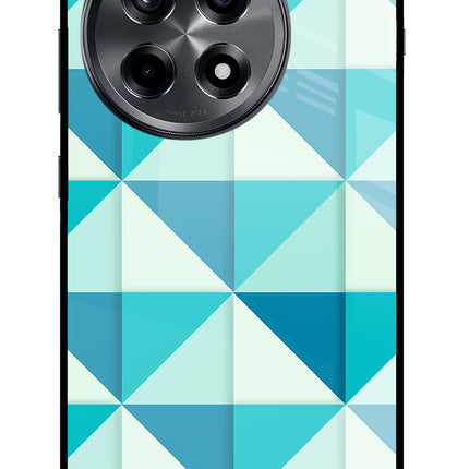 Abstract OnePlus 12R Glass Case Back Cover by Casekaro