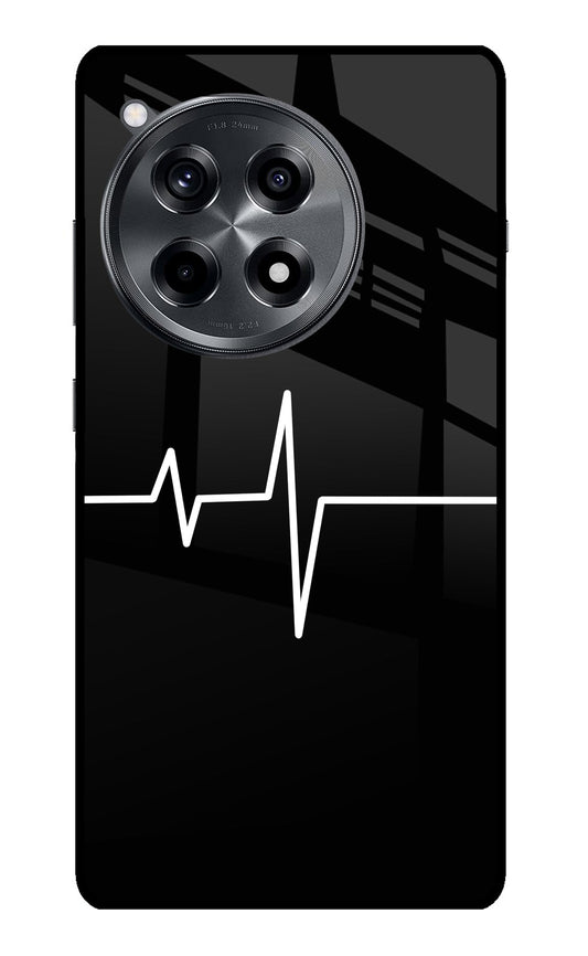 Heart Beats OnePlus 12R Glass Case