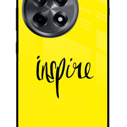 Inspire OnePlus 12R Glass Case Back Cover by Casekaro