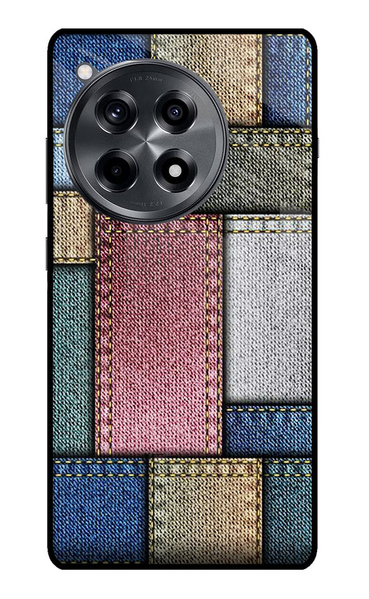 Multicolor Jeans OnePlus 12R Glass Case