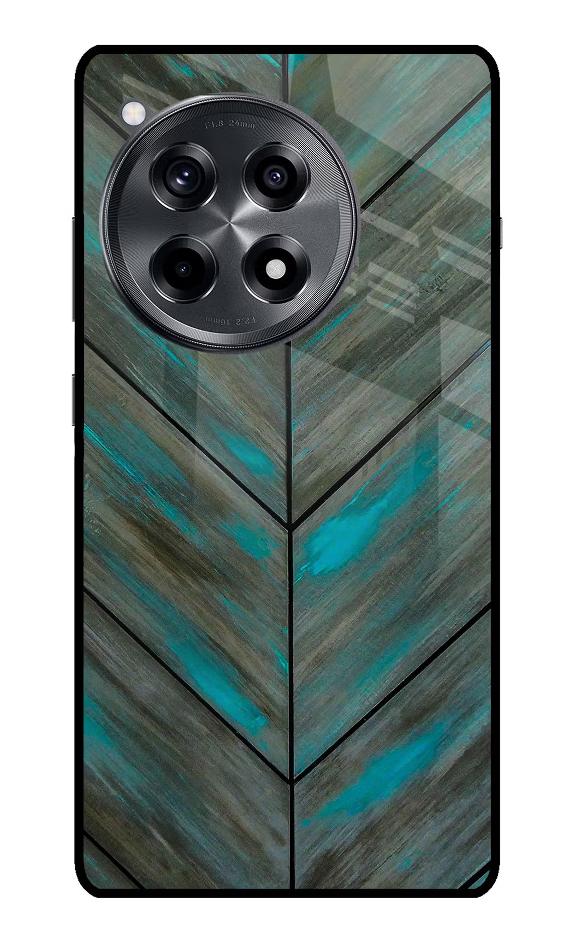 Pattern OnePlus 12R Glass Case Back Cover by Casekaro