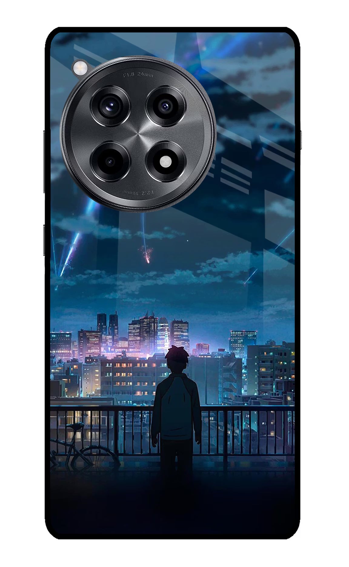 Anime OnePlus 12R Glass Case Back Cover by Casekaro