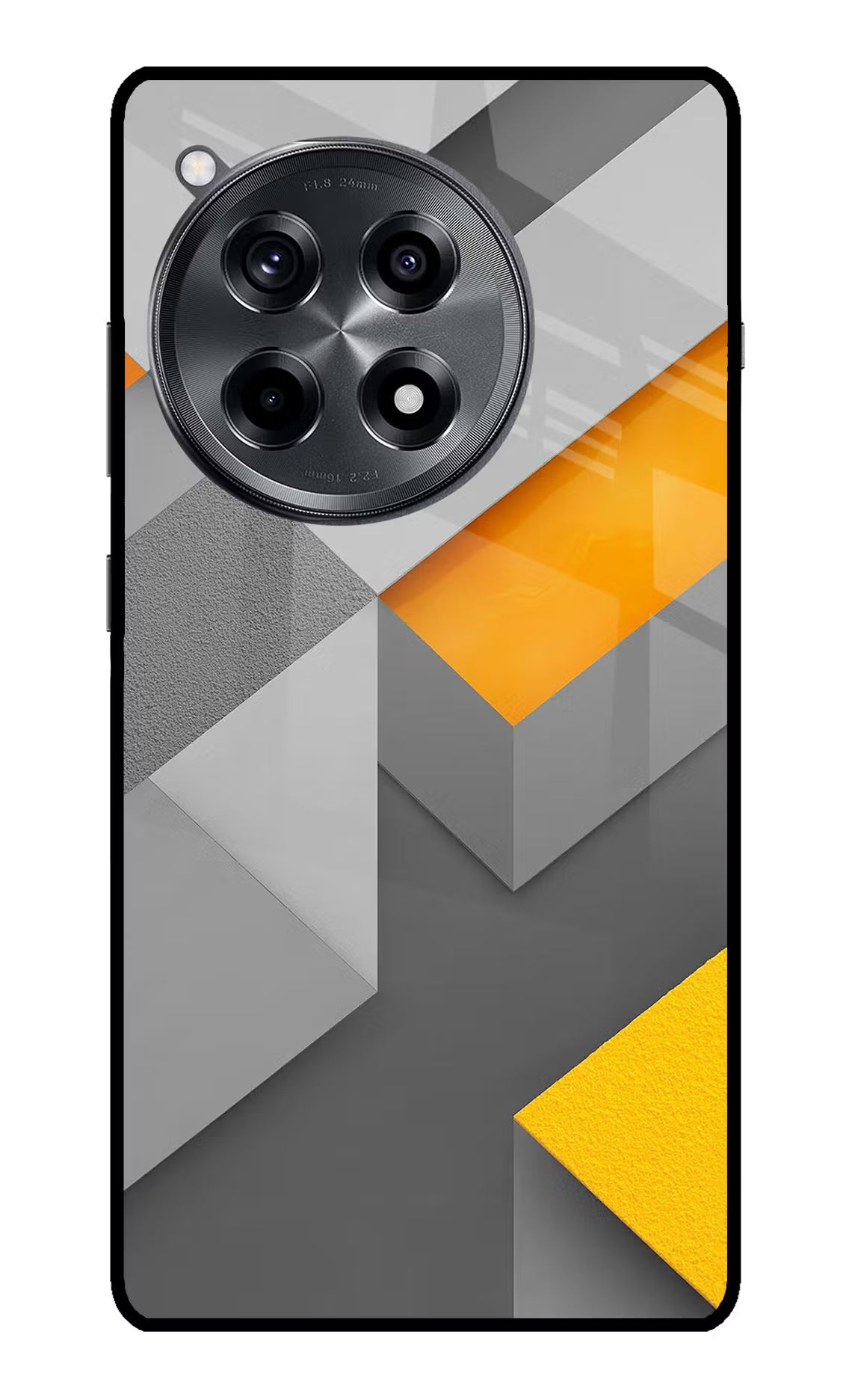 Abstract OnePlus 12R Glass Case