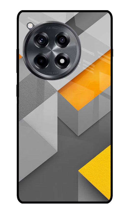 Abstract OnePlus 12R Glass Case