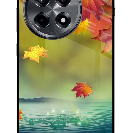 Flowers OnePlus 12R Glass Case Back Cover by Casekaro