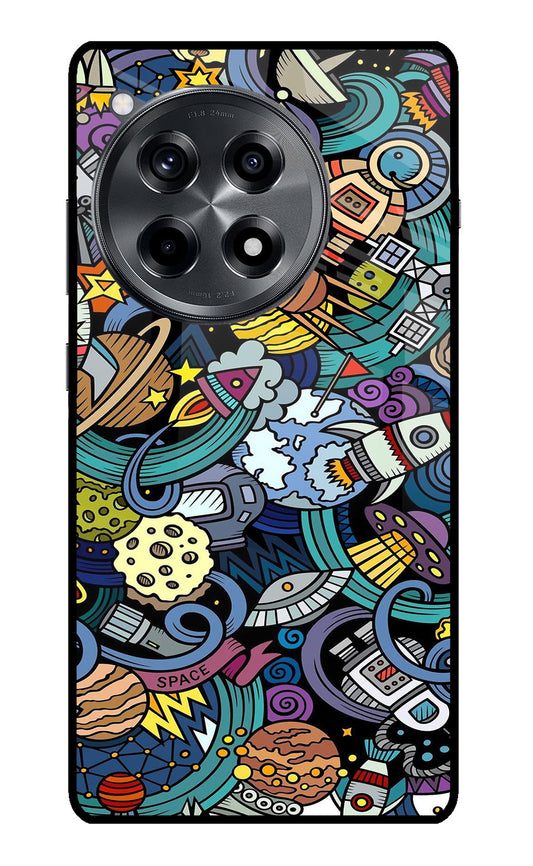 Space Abstract OnePlus 12R Glass Case