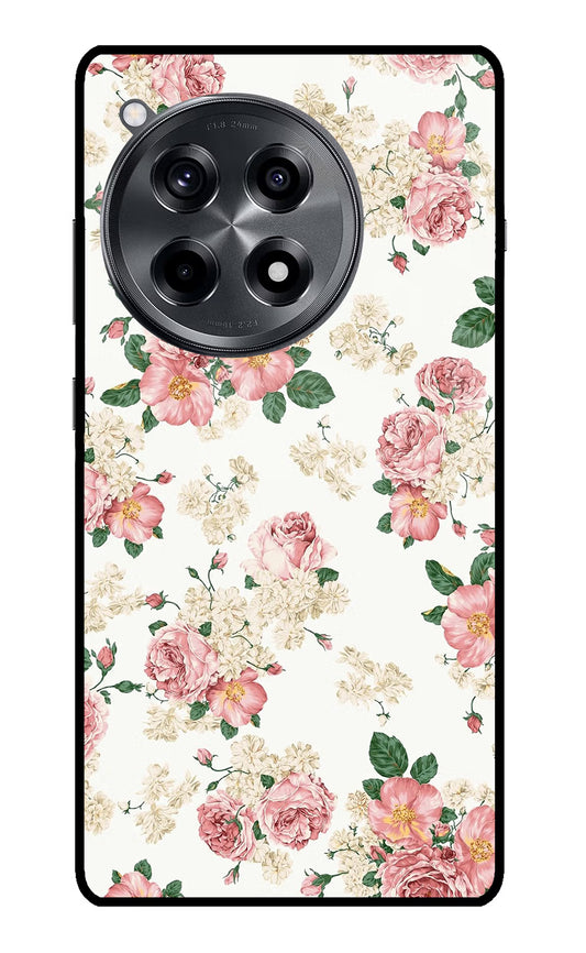 Flowers OnePlus 12R Glass Case