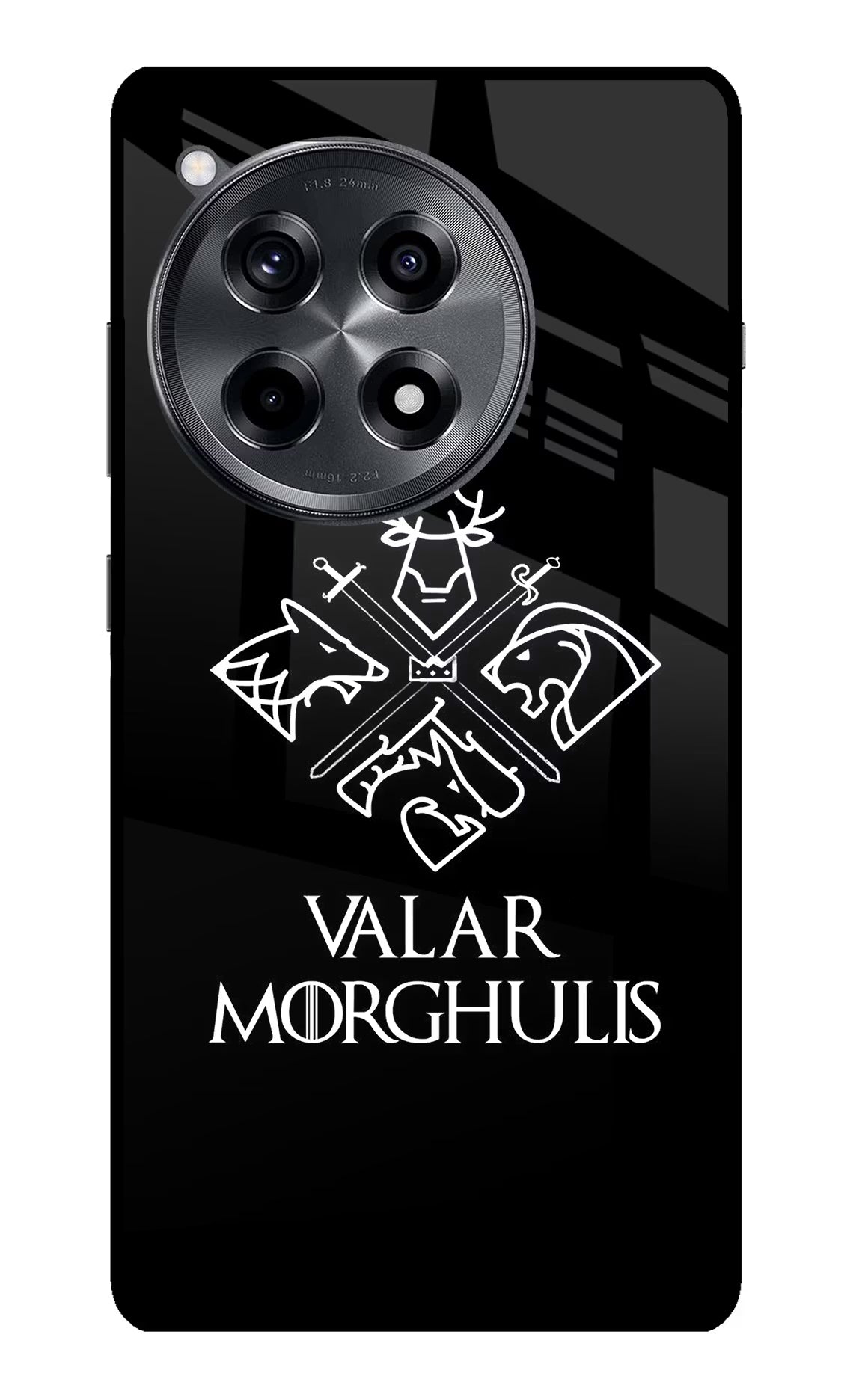 Valar Morghulis | Game Of Thrones OnePlus 12R Glass Case Back Cover by Casekaro
