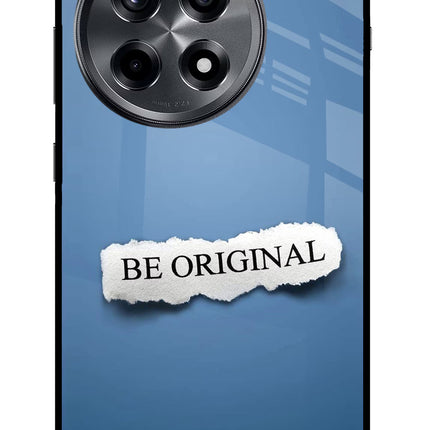 Be Original OnePlus 12R Glass Case Back Cover by Casekaro