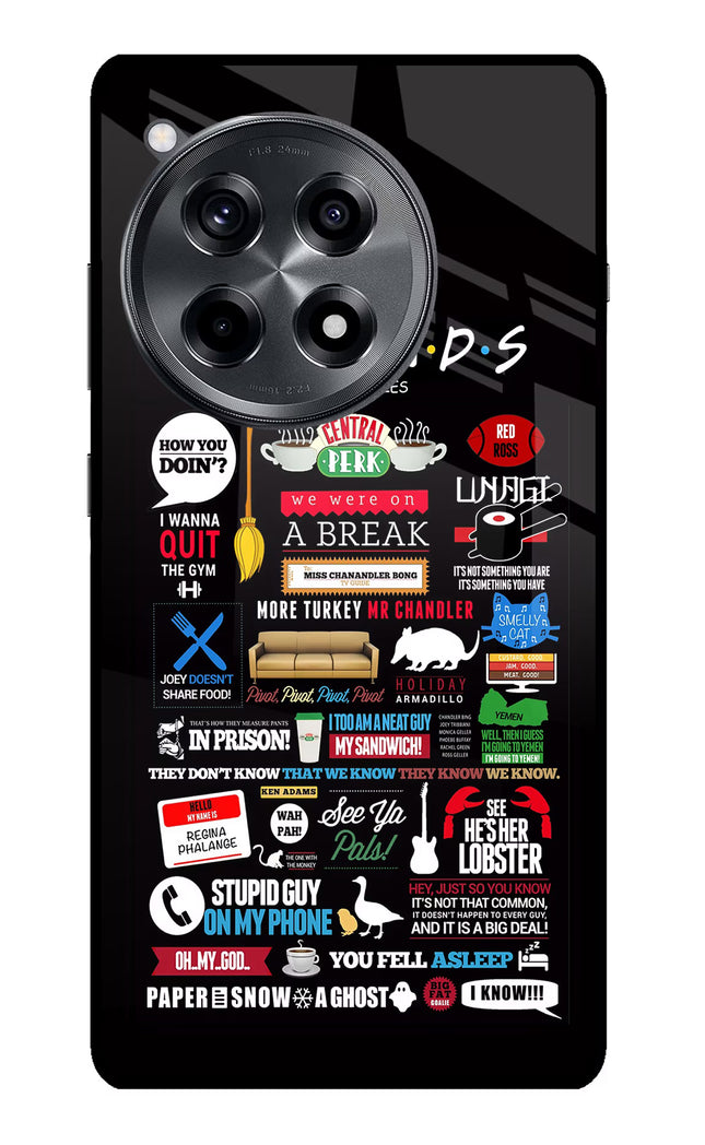 FRIENDS OnePlus 12R Glass Case
