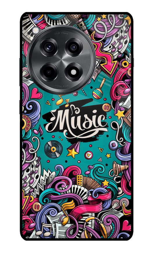 Music Graffiti OnePlus 12R Glass Case
