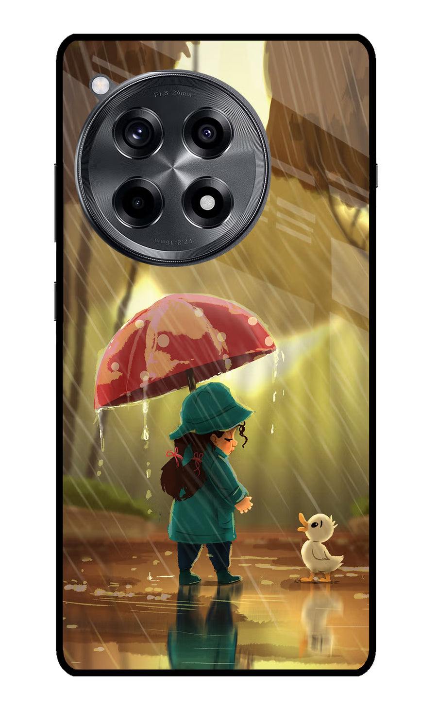Rainy Day OnePlus 12R Back Cover, Metal case