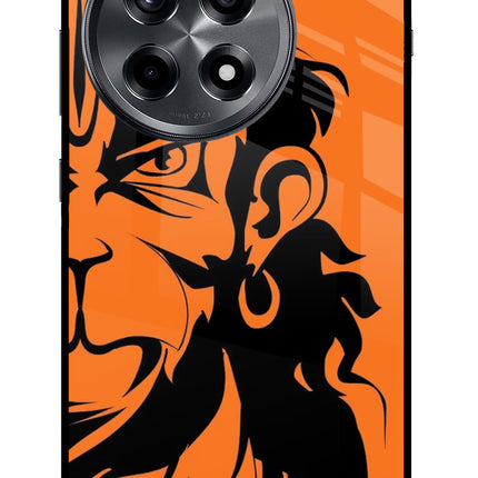 Hanuman OnePlus 12R Glass Case Back Cover by Casekaro