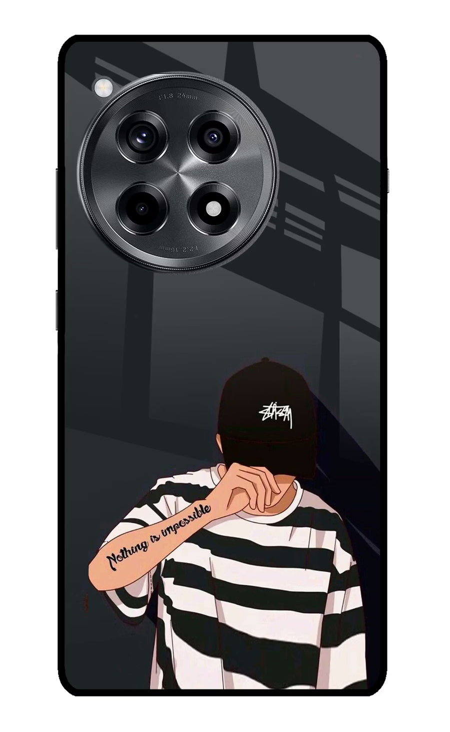 Aesthetic Boy OnePlus 12R Back Cover, Metal case