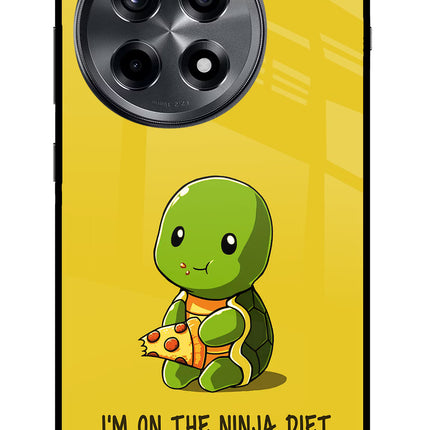 I'm on Ninja Diet OnePlus 12R Glass Case Back Cover by Casekaro