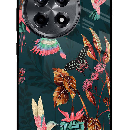 Birds OnePlus 12R Glass Case Back Cover by Casekaro