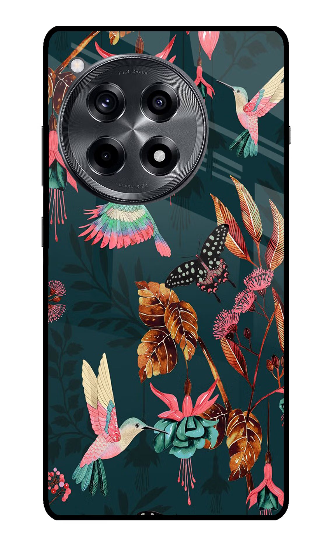 Birds OnePlus 12R Glass Case Back Cover by Casekaro