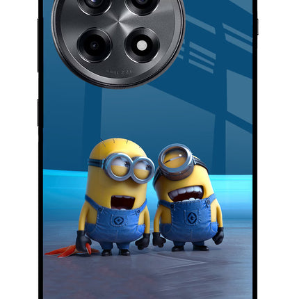 Minion Laughing OnePlus 12R Glass Case