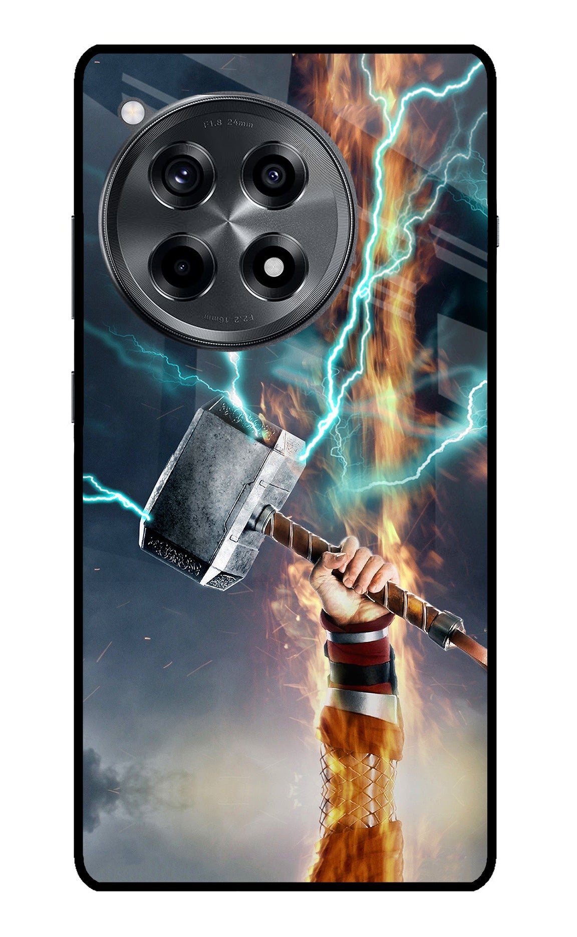 Thor Hammer Mjolnir OnePlus 12R Glass Case