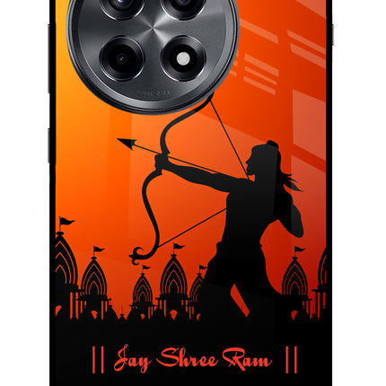 Lord Ram - 4 OnePlus 12R Glass Case Back Cover by Casekaro