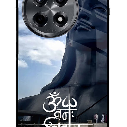 Om Namah Shivay OnePlus 12R Glass Case Back Cover by Casekaro