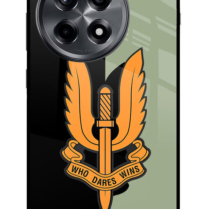 Balidan Logo OnePlus 12R Glass Case Back Cover by Casekaro