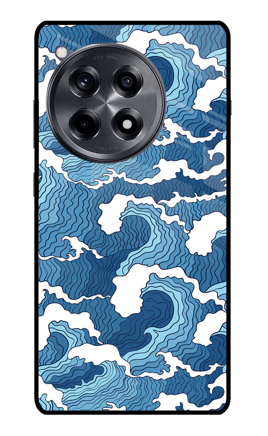 Blue Waves OnePlus 12R Glass Case