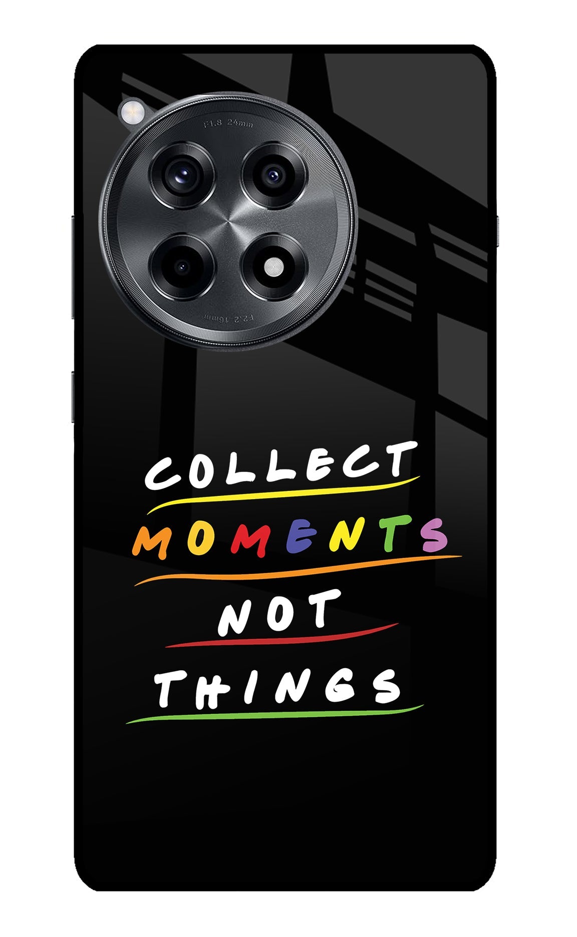 Collect Moments Not Things OnePlus 12R Glass Case