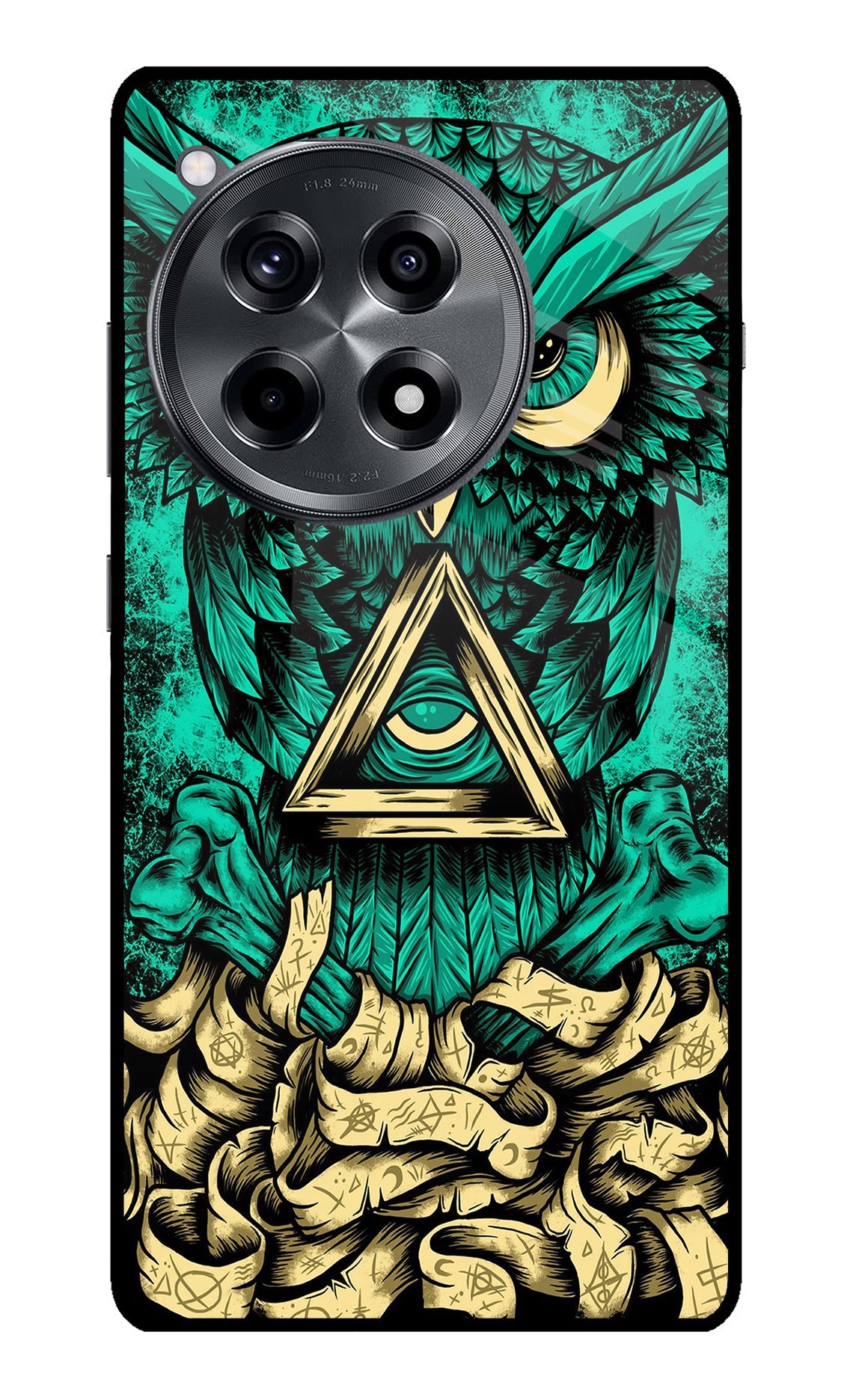 Green Owl OnePlus 12R Back Cover