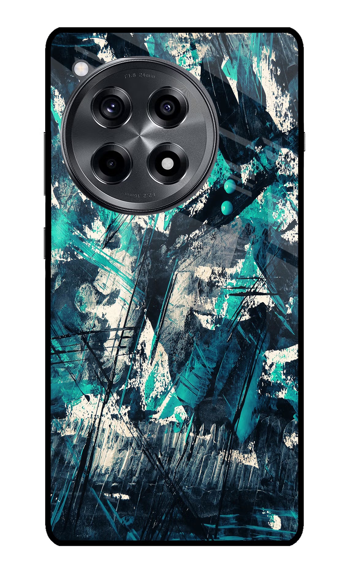 Artwork OnePlus 12R Glass Case Back Cover by Casekaro