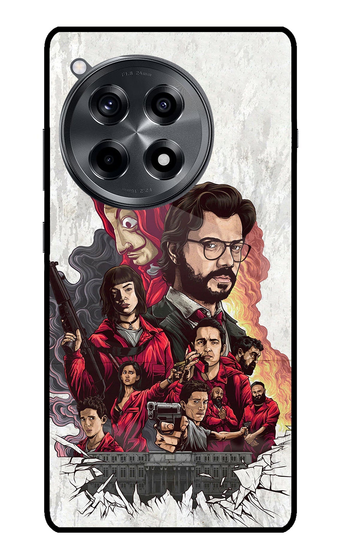 Money Heist Artwork OnePlus 12R Back Cover