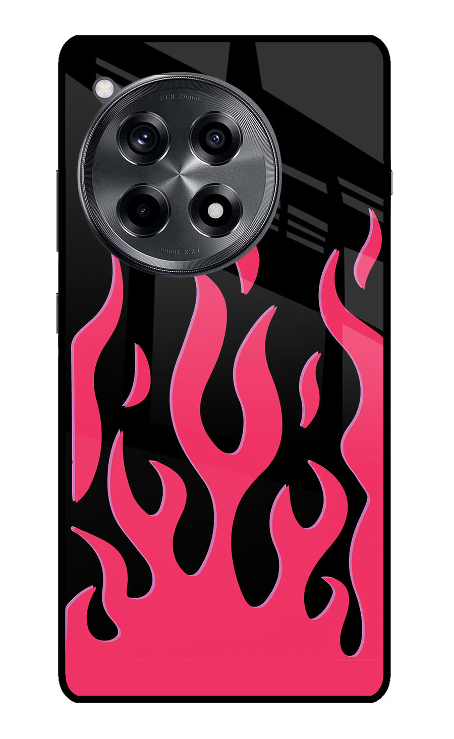 Fire Flames OnePlus 12R Back Cover, Metal case