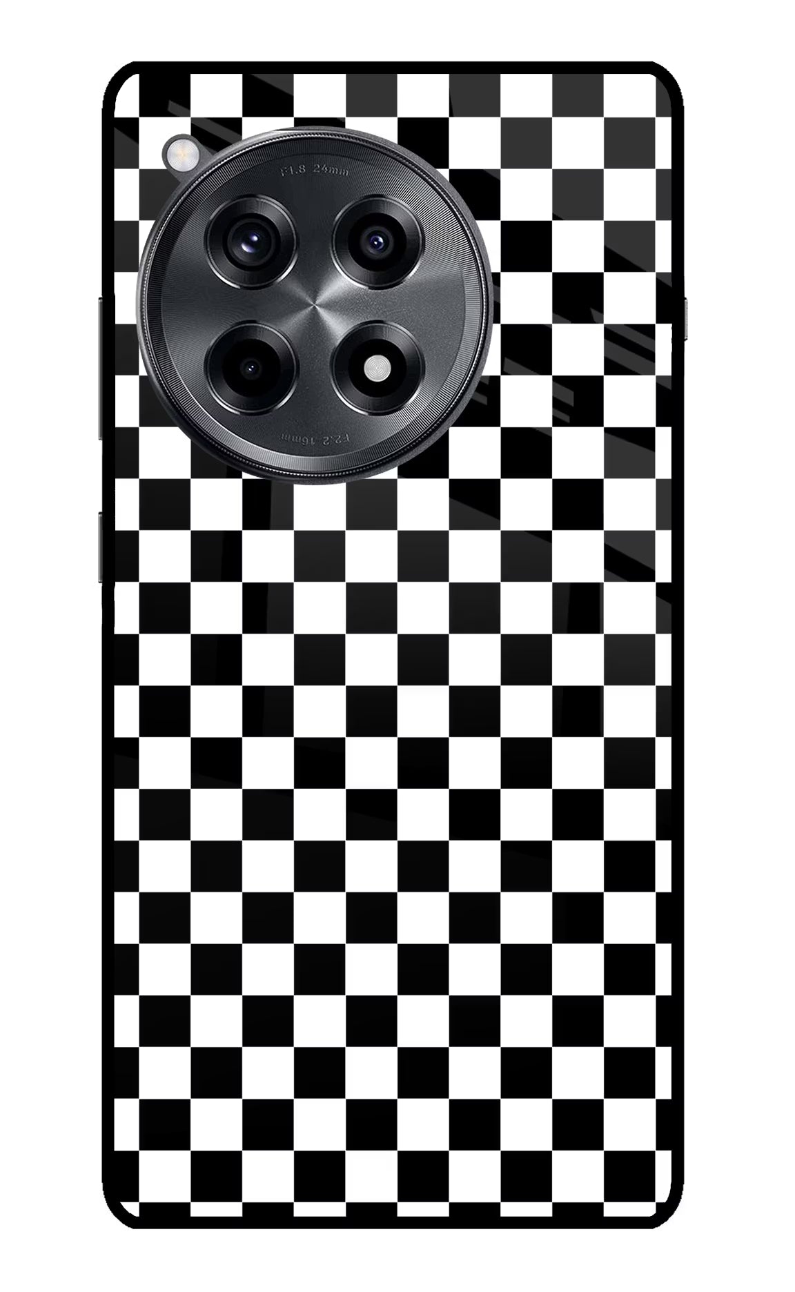 Chess Board OnePlus 12R Glass Case Back Cover by Casekaro