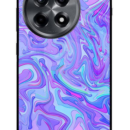 Glitter OnePlus 12R Glass Case Back Cover by Casekaro