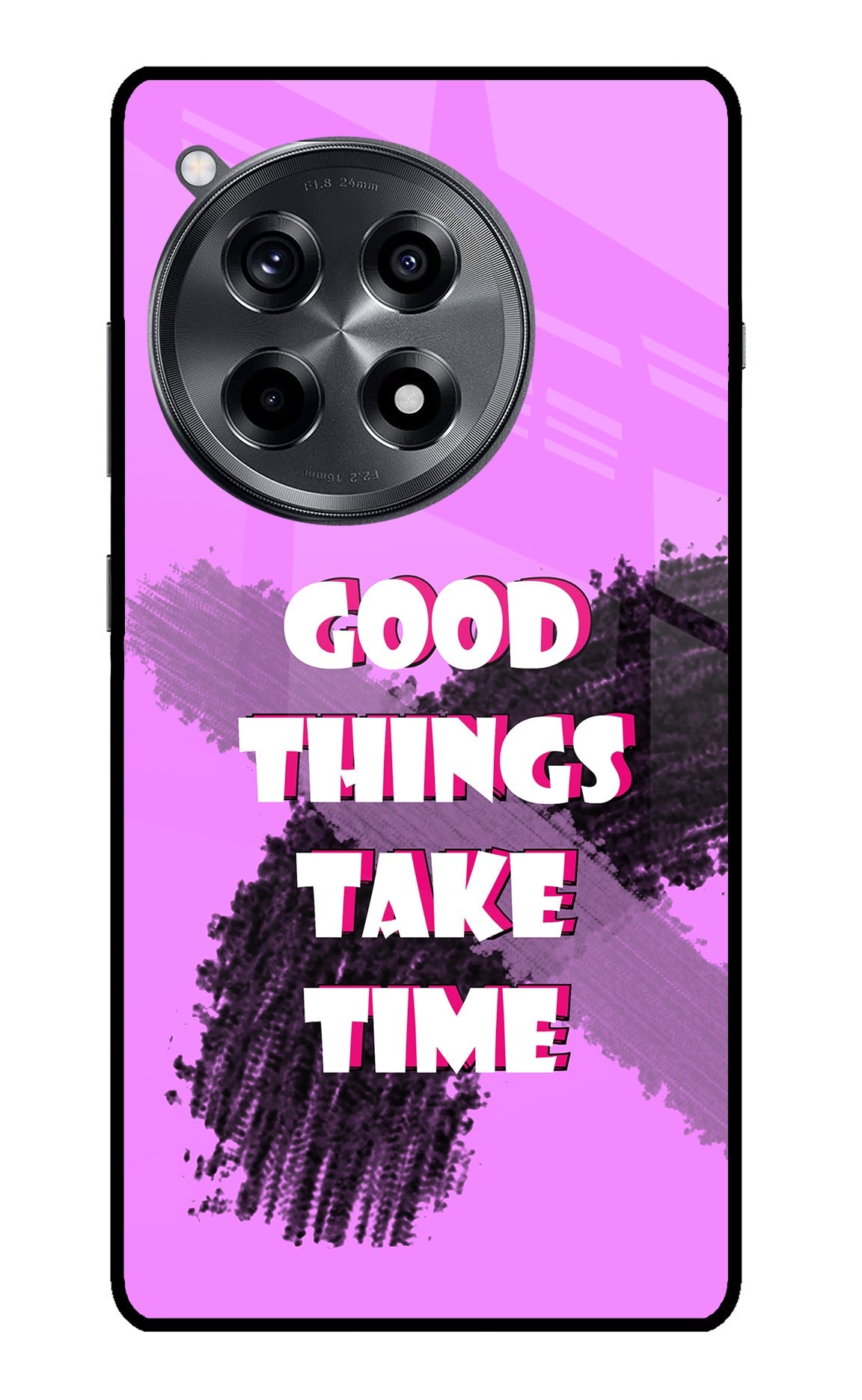 Good Things Take Time OnePlus 12R Back Cover