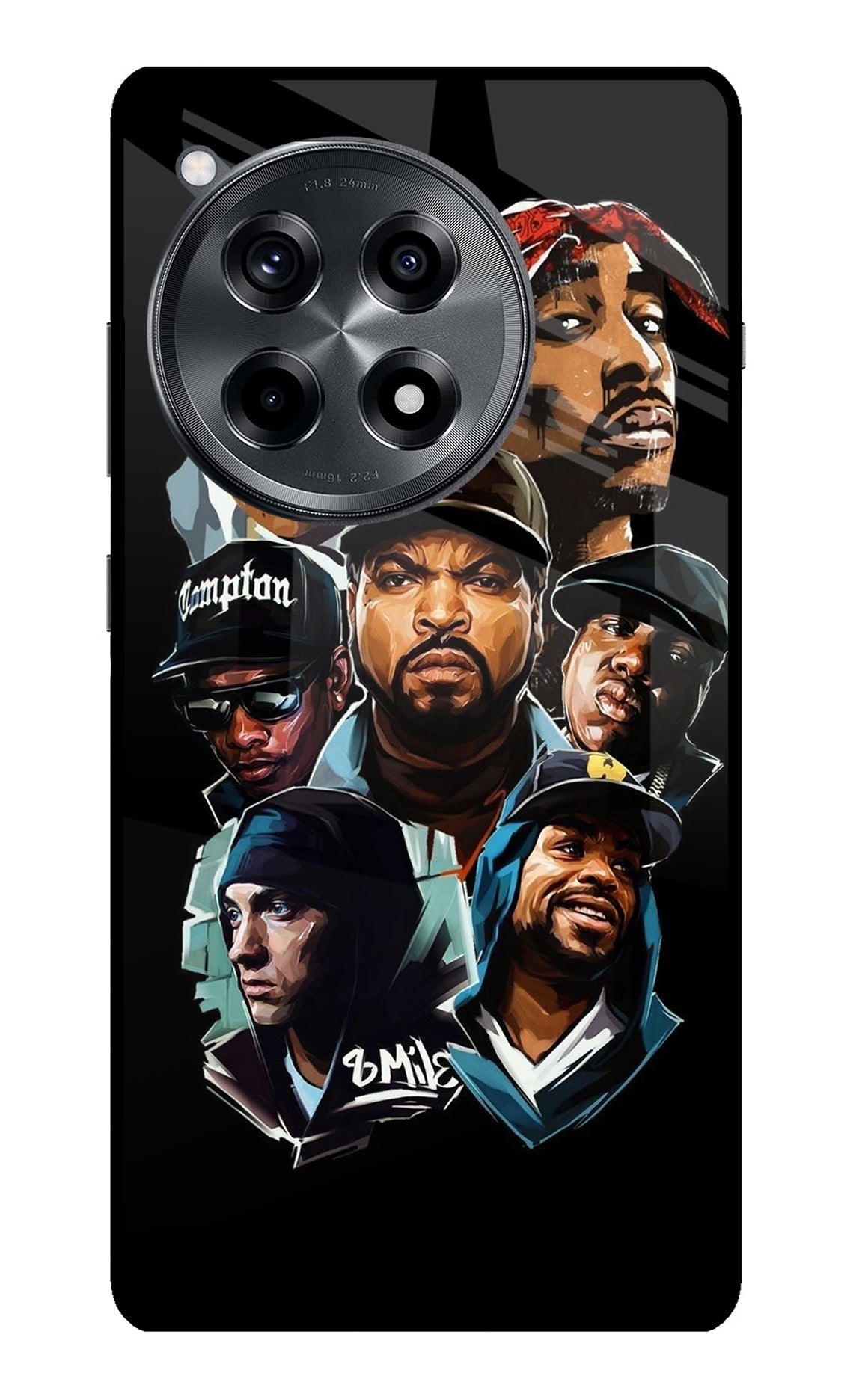 Rappers OnePlus 12R Glass Case